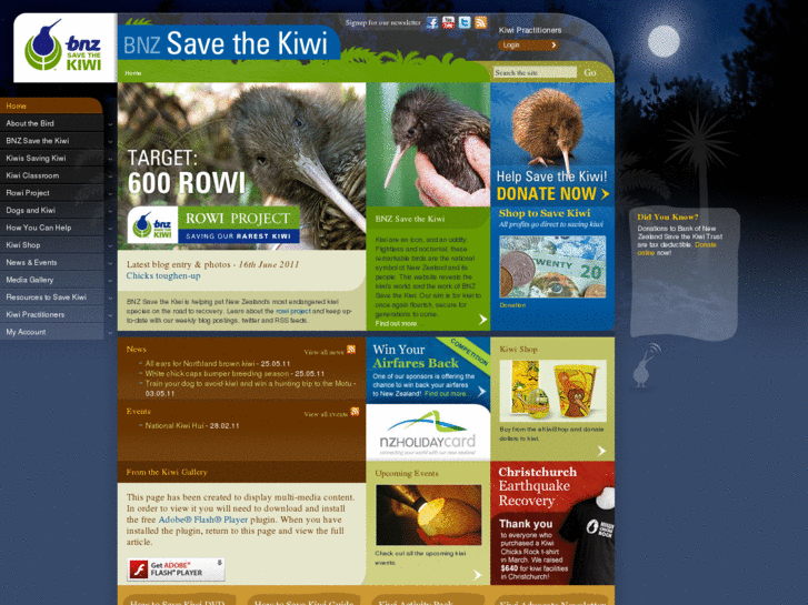 www.kiwirecovery.org.nz