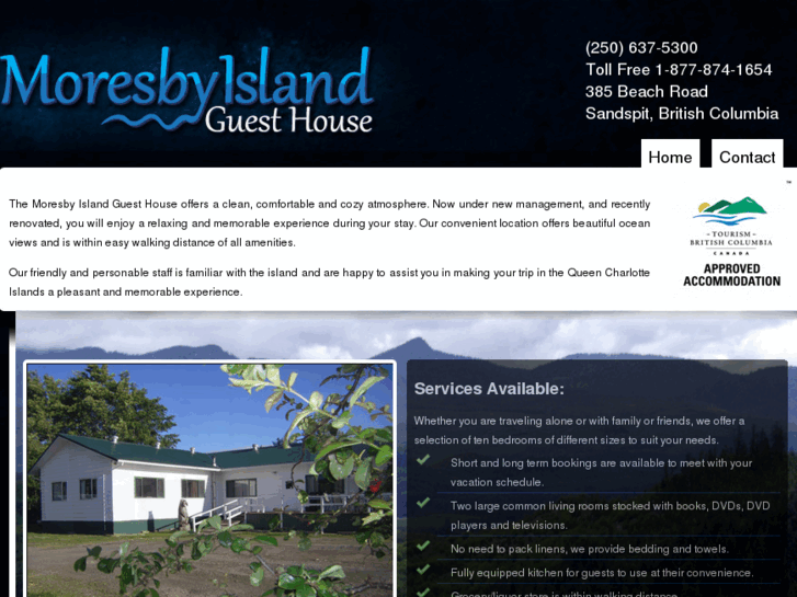 www.moresbyislandguesthouse.com