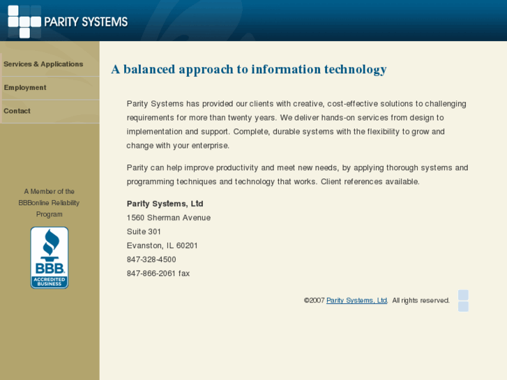www.paritysystems.net