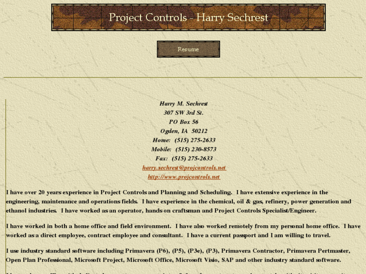 www.projcontrols.net