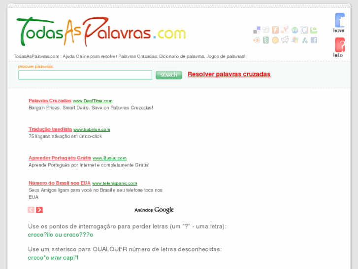 www.todasaspalavras.com