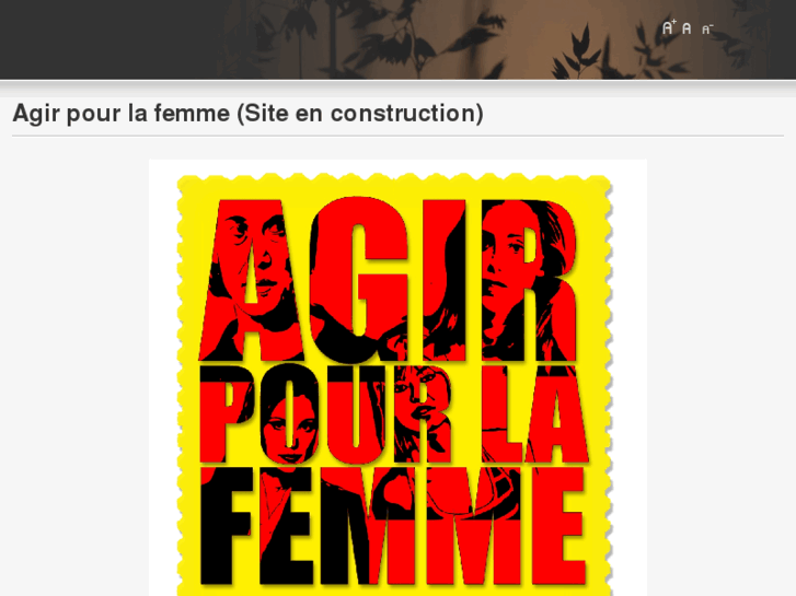 www.agirpourlafemme.org