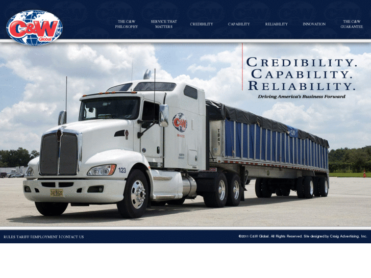 www.candwtrucking.com