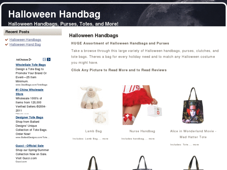 www.halloweenhandbag.com