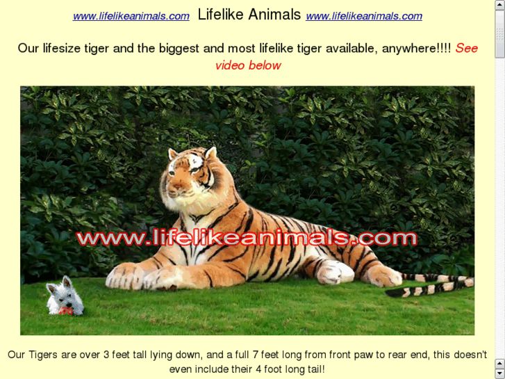 www.lifelikeanimals.com