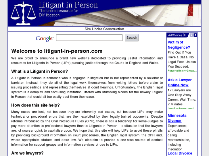 www.litigant-in-person.com