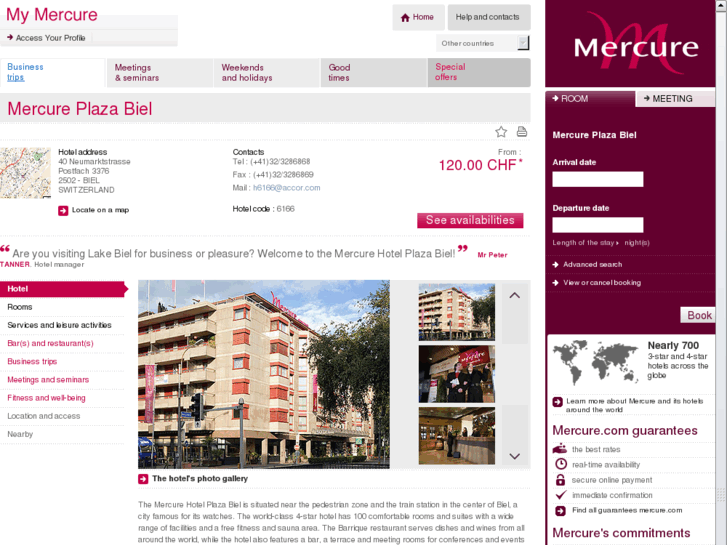 www.mercure-plaza-biel.com