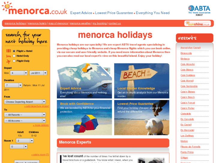 www.minorca.co.uk