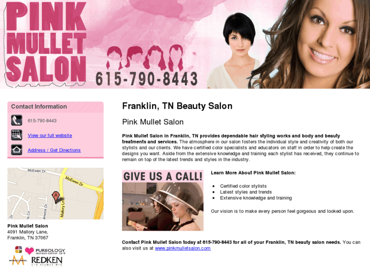 www.pinkmulletsalonfranklintn.com