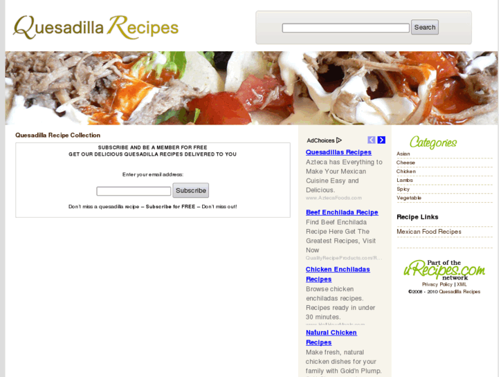 www.quesadillarecipes.org