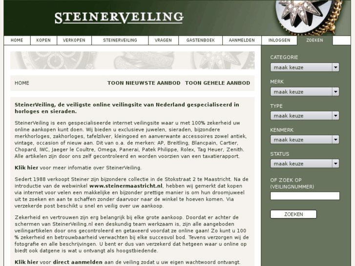 www.steinerveiling.nl