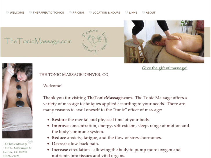 www.thetonicmassage.com