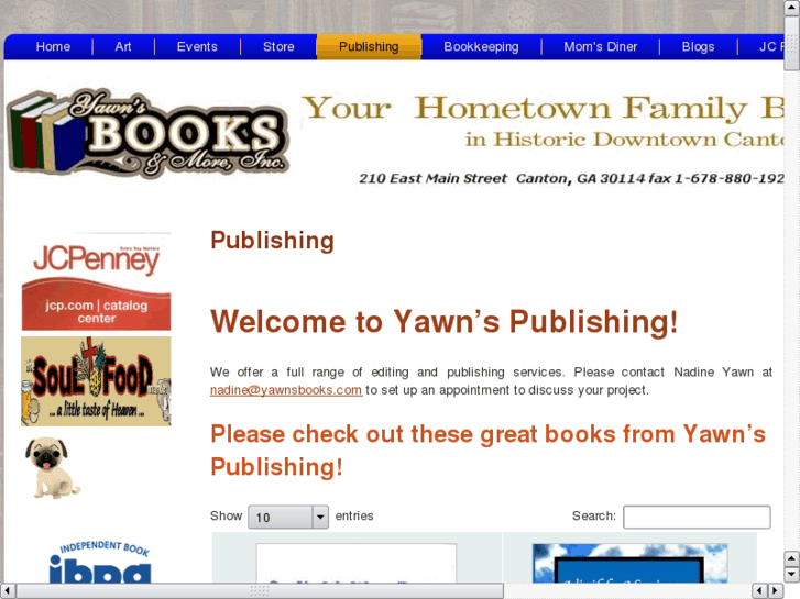 www.yawnspublishing.com