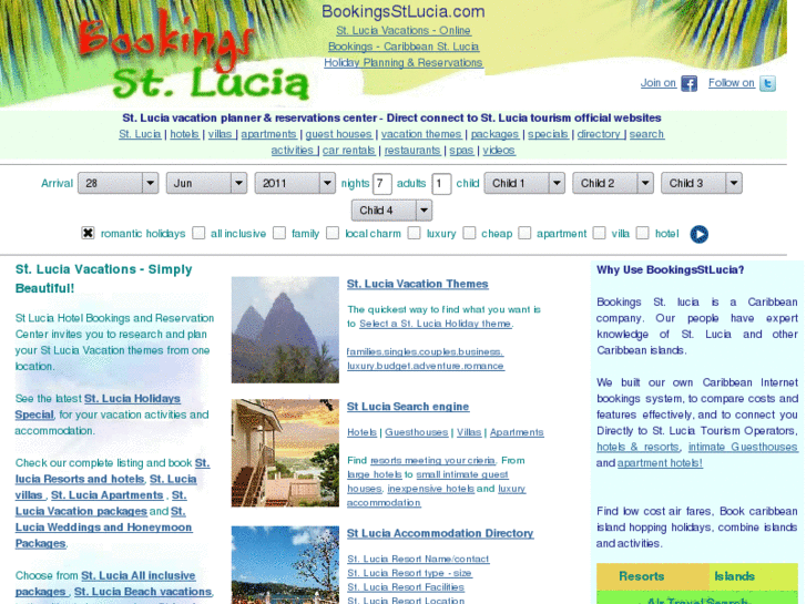 www.bookingsstlucia.com