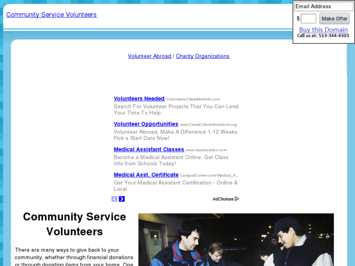 www.communityservicevolunteers.com