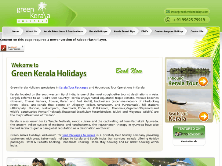 www.greenkeralaholidays.com