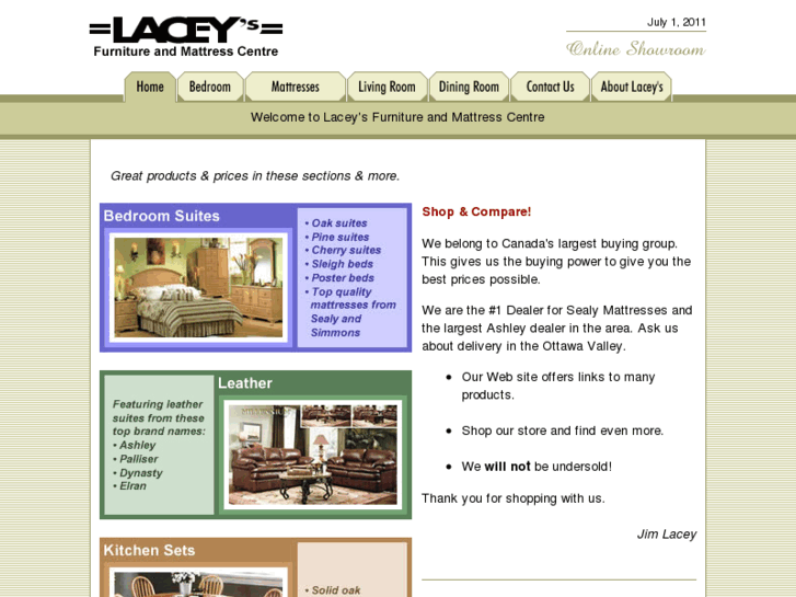 www.laceysfurniture.com