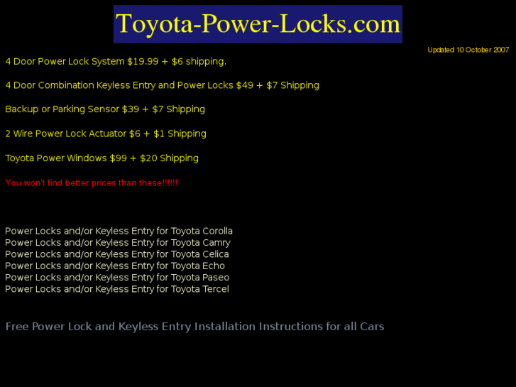 www.toyota-power-locks.com