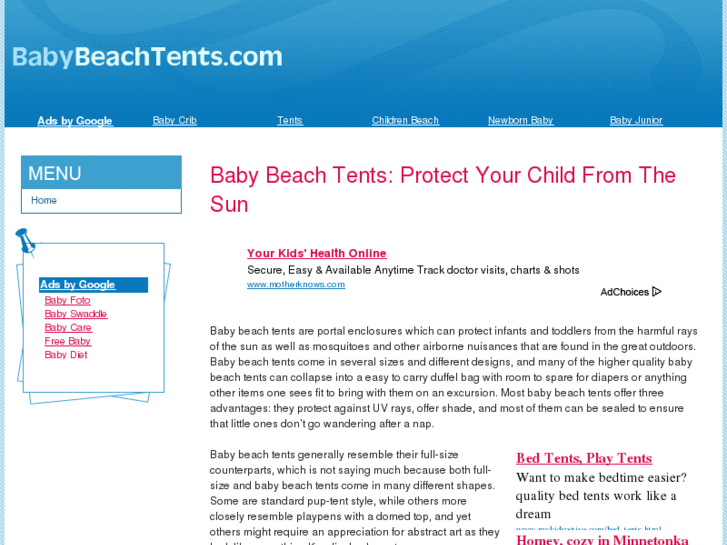 www.babybeachtents.com