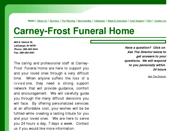 www.carneyfrostfuneralhome.com