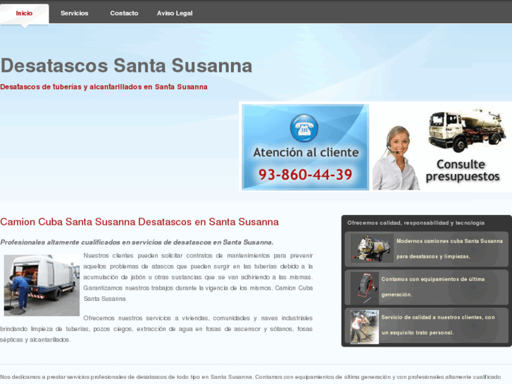 www.desatascossantasusana.es