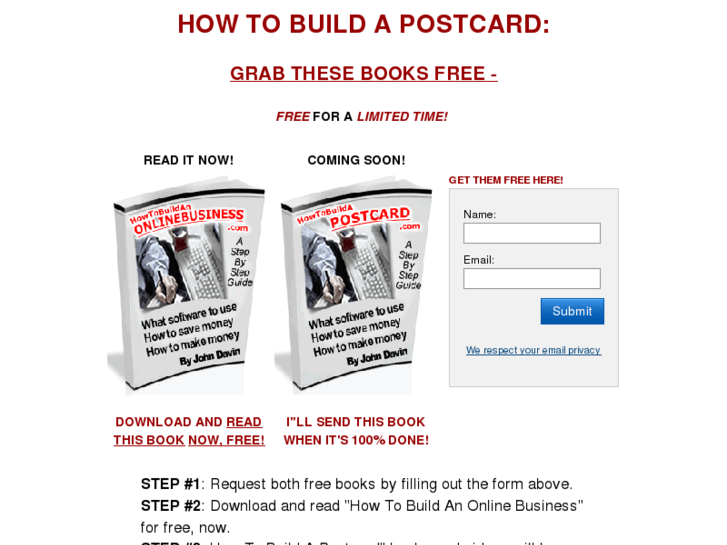 www.howtobuildapostcard.com