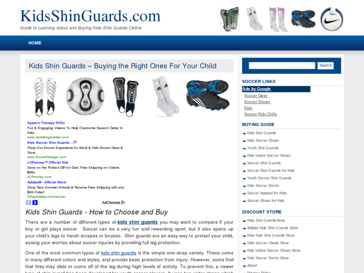 www.kidsshinguards.com