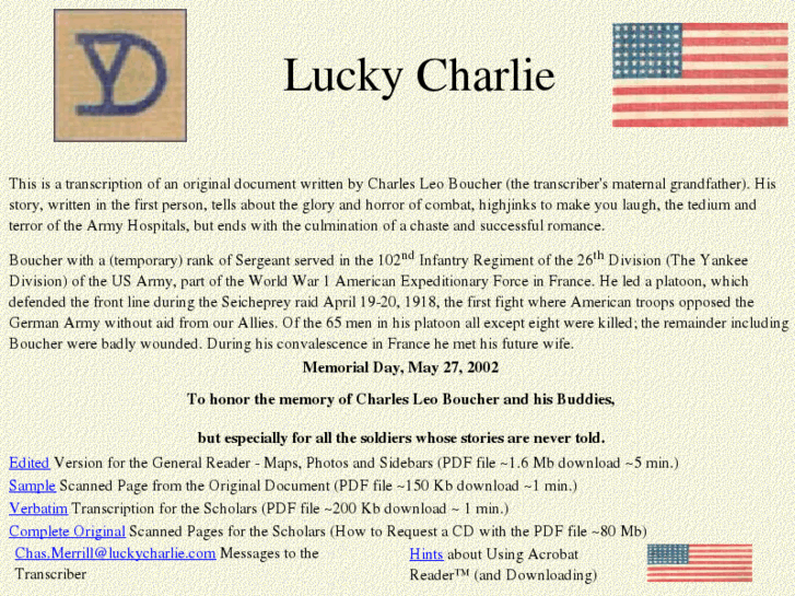 www.luckycharlie.com