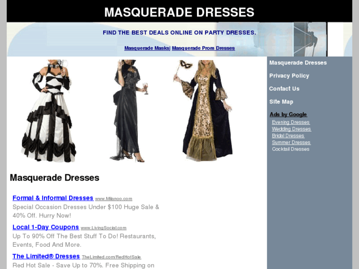 www.masqueradedresses.org