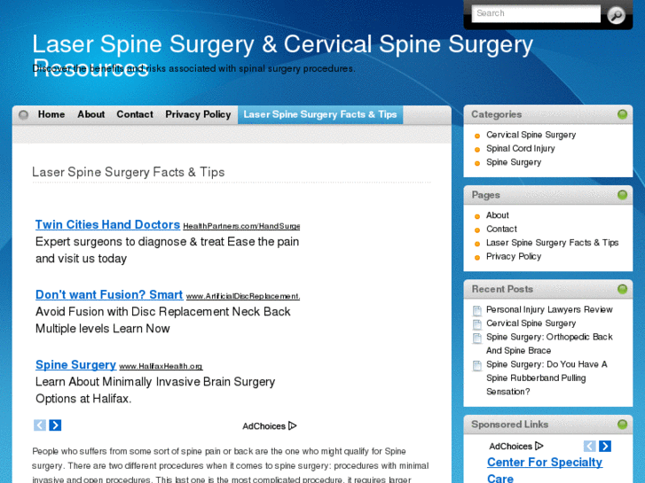 www.myspinesurgery.info