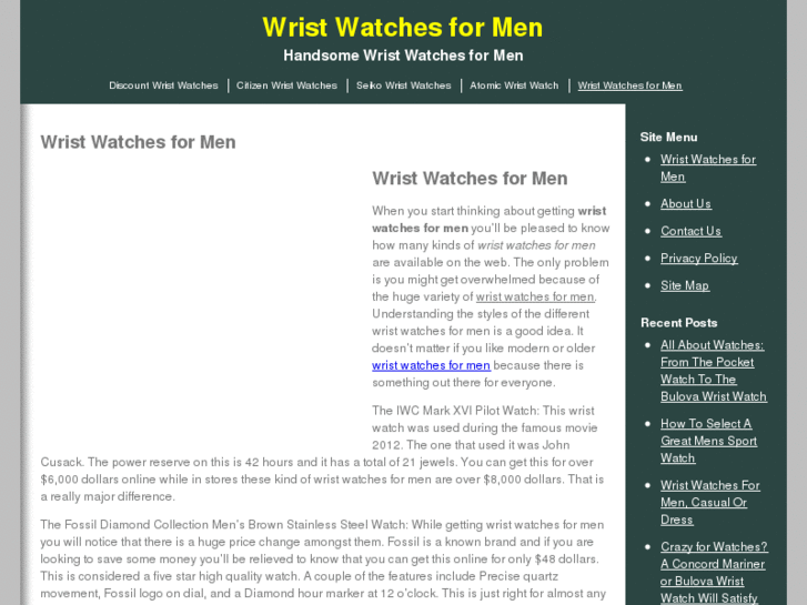 www.wristwatchesformen.net