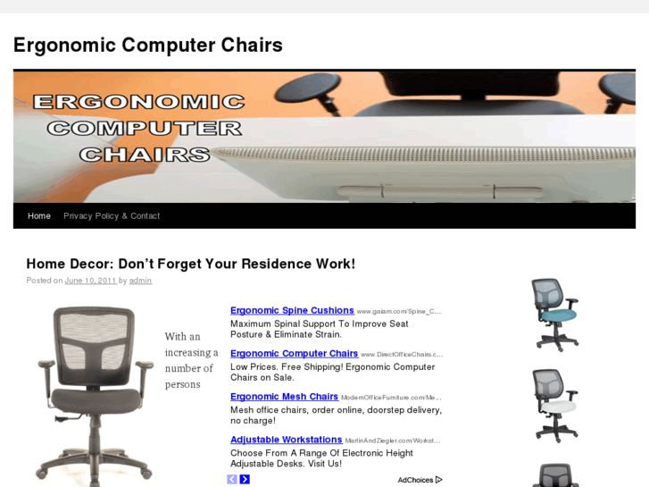 www.ergonomiccomputerchairs.org