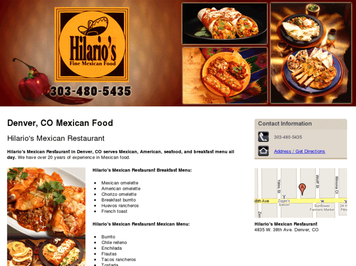 www.hilariosmexicanfood.com