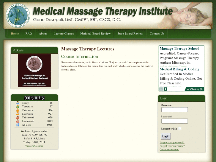 www.massagetherapylectures.com