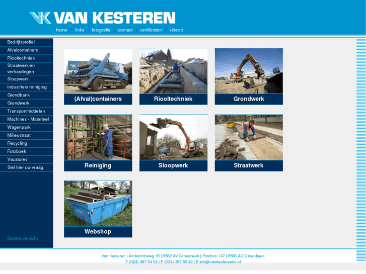 www.vankesterenbv.nl