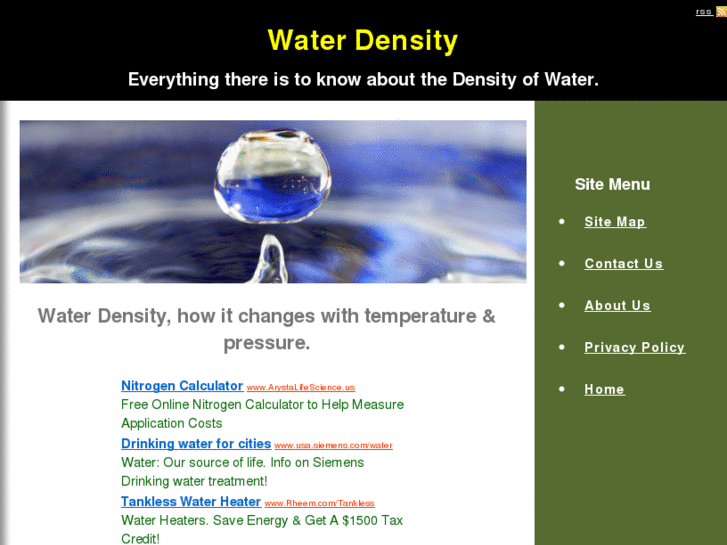 www.waterdensity.net