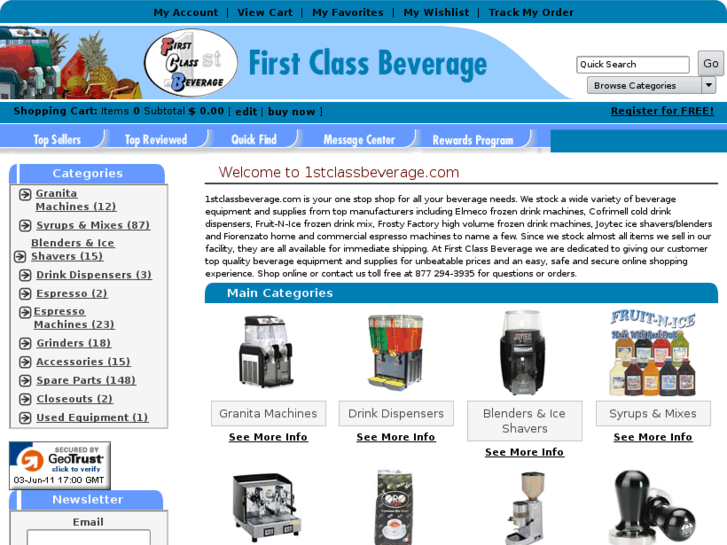 www.1stclassbeverage.com