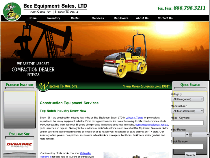 www.beeequipmentsales.com