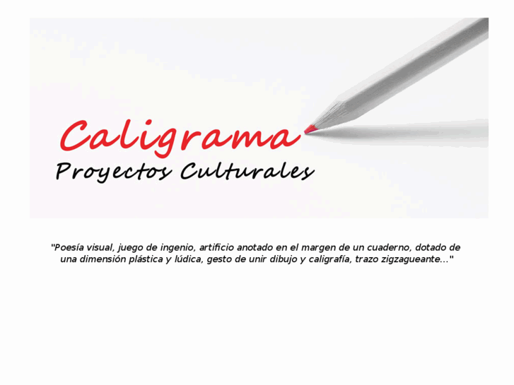 www.caligramaproyectosculturales.com