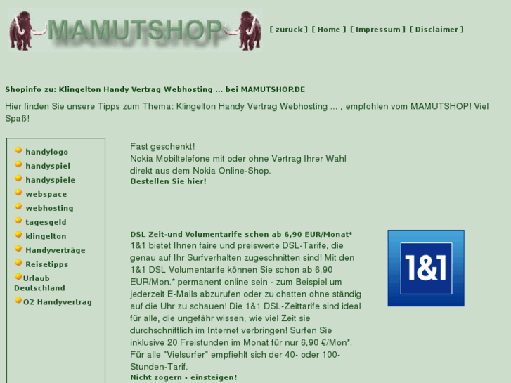 www.mamutshop.de