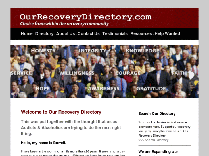 www.ourrecoverydirectory.com