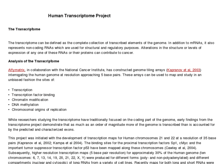 www.transcriptome.org