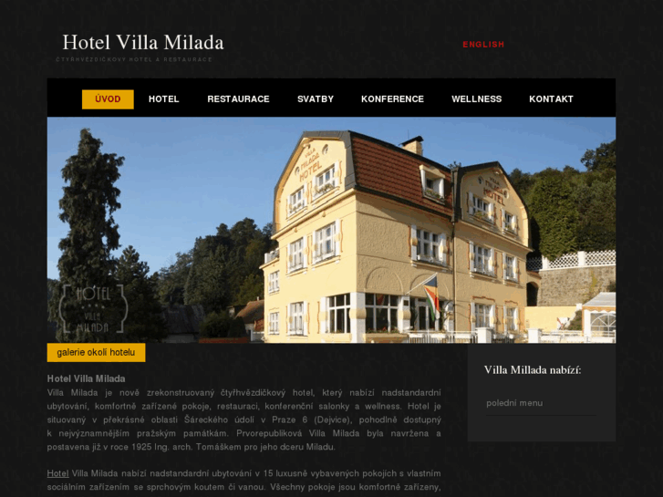 www.villamilada.cz