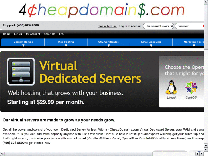 www.4cheapservers.com