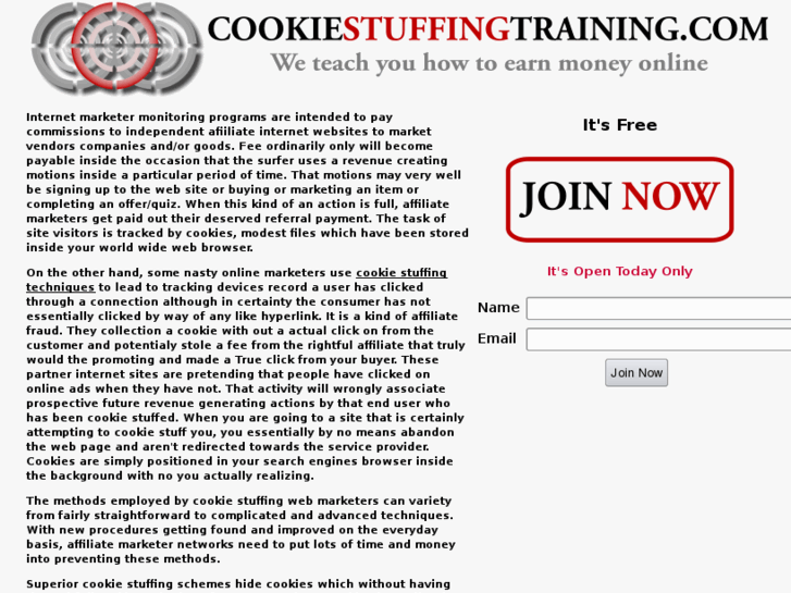 www.cookiestuffingtraining.com