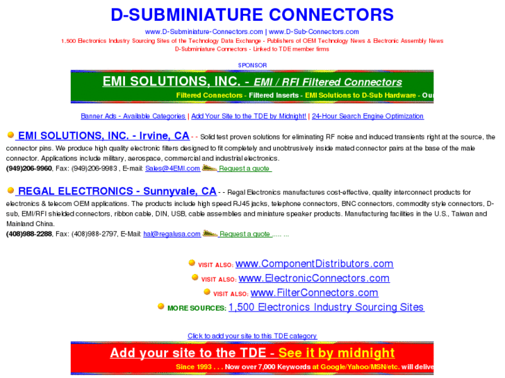 www.d-sub-connectors.com