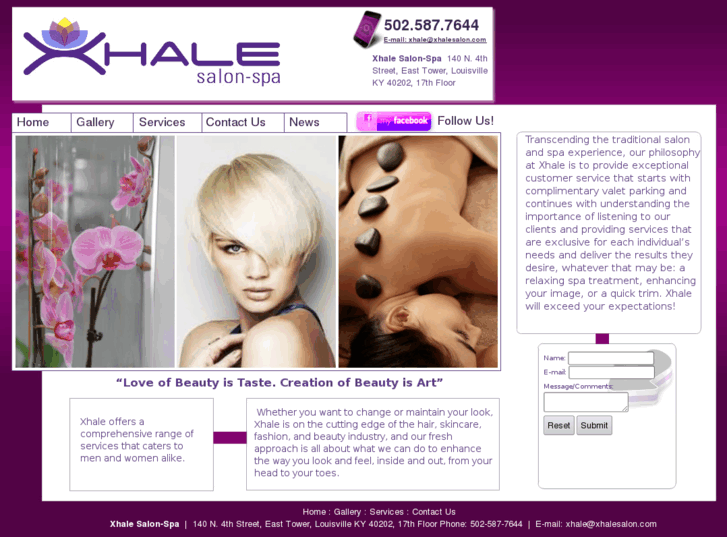 www.exhalespasalon.com