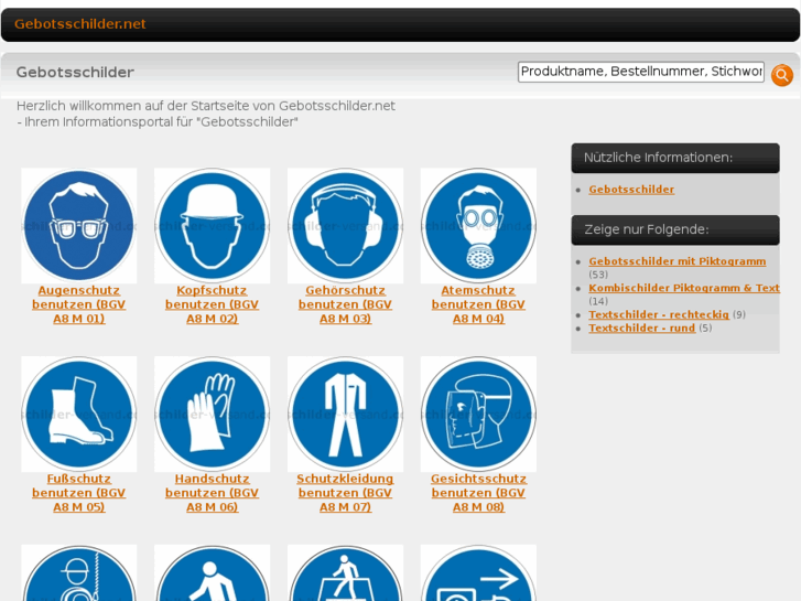 www.gebotsschilder.net