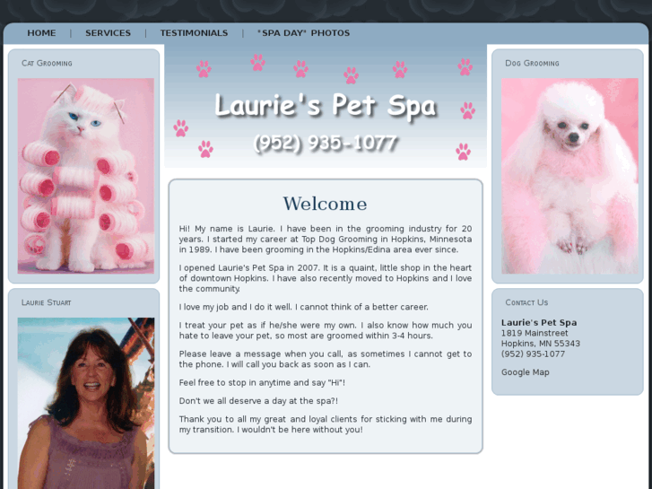 www.lauriespetspa.net
