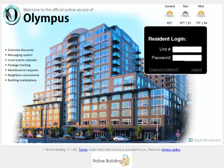 www.olympusapartments.com